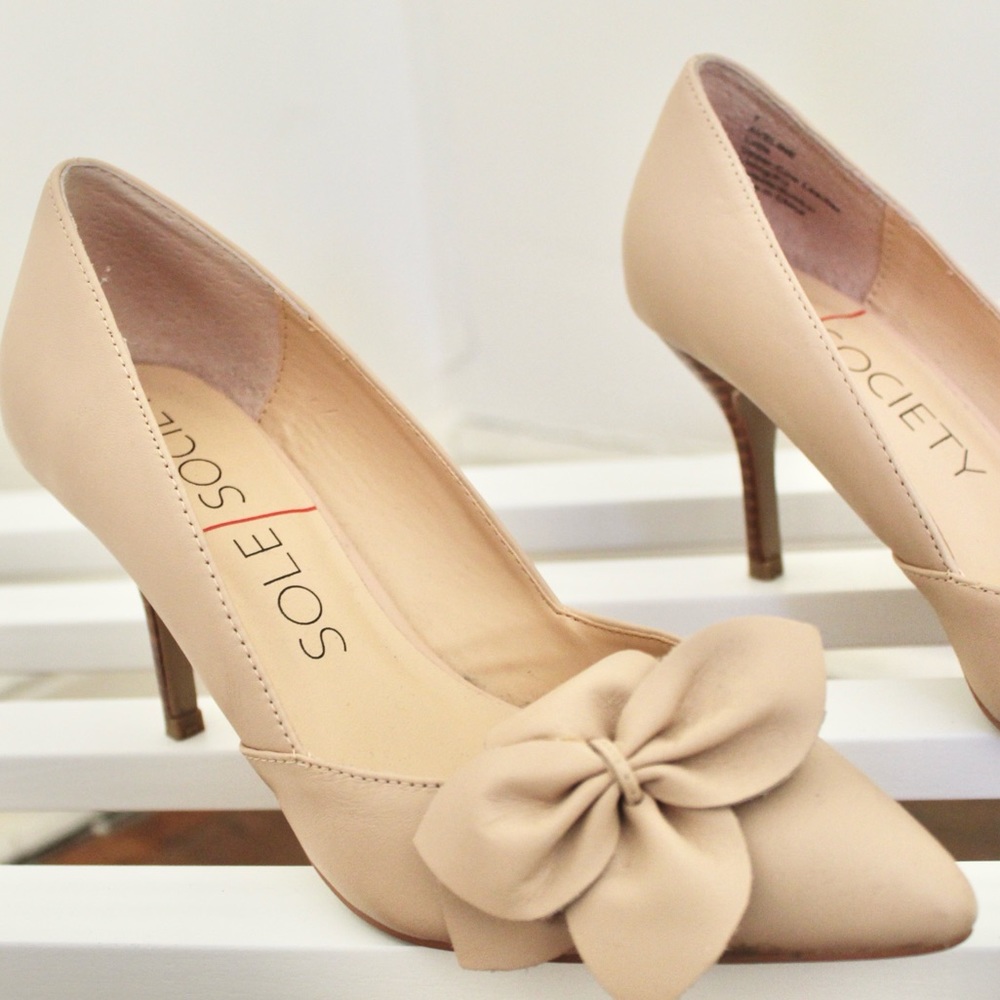 Sole Society Flower Heels
